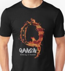 QAnon Fire Q America Random Deepstate T-Shirt by Scralandore Design Unisex T-Shirt