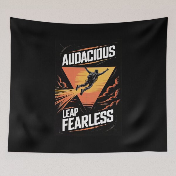 Item preview, Audacious Leap Fearless Skydiver designed and sold by ShadowAndSlate.