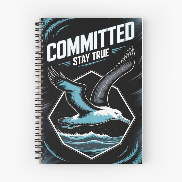 Item preview, Committed Stay True Albatross designed and sold by ShadowAndSlate.