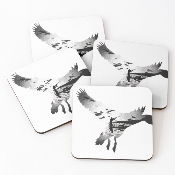 Item preview, Duck Hunting Silhouette  designed and sold by Cora Worthington Art.