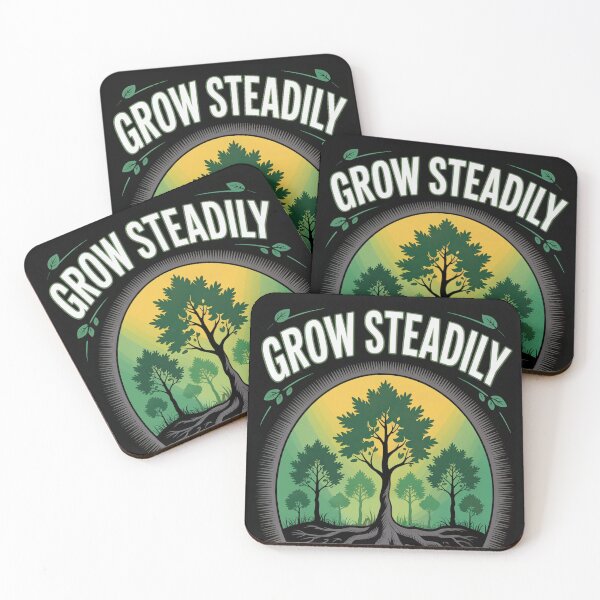 Item preview, Grow Steadily Compounding Tree Roots designed and sold by ShadowAndSlate.