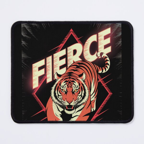 Item preview, Fierce Tiger Strike True designed and sold by ShadowAndSlate.