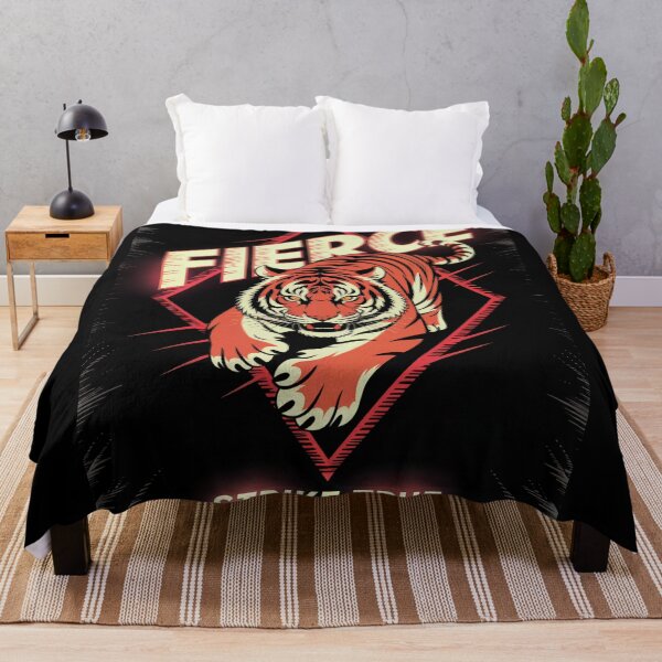 Item preview, Fierce Tiger Strike True designed and sold by ShadowAndSlate.