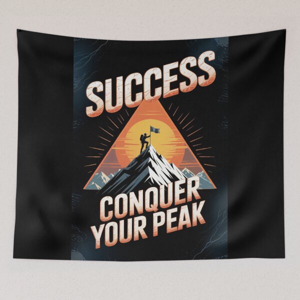 Item preview, Success Conquer Your Peak designed and sold by ShadowAndSlate.