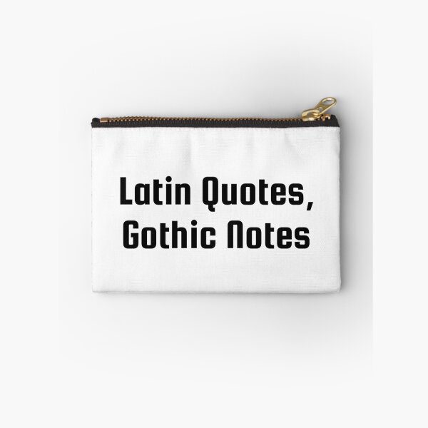 Item preview, Latin Quotes, Gothic Notes designed and sold by Ninjacatoff.