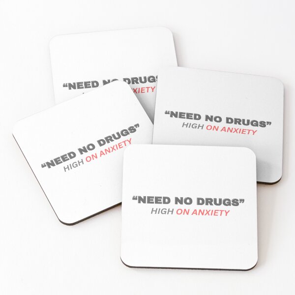 Item preview, Need of drugs, High on anxiety designed and sold by ArtsyXcreations.