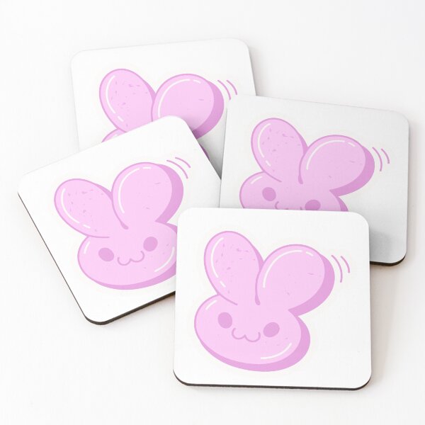 Item preview, Pink Graffiti Bunny Sticker – Urban Kawaii Street Art Vibes designed and sold by Blueprint&co.