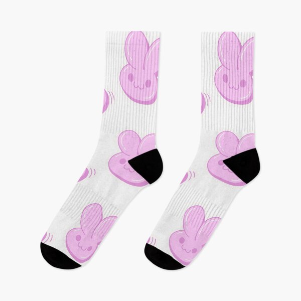 Item preview, Pink Graffiti Bunny Sticker – Urban Kawaii Street Art Vibes designed and sold by Blueprint&co.