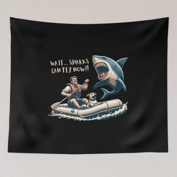Item preview, Flying Sharks?! designed and sold by NatureStyle555.