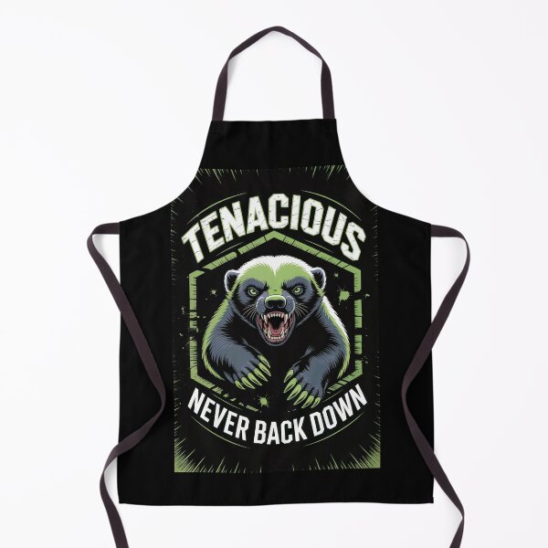 Item preview, Tenacious Honey Badger Never Back Down designed and sold by ShadowAndSlate.