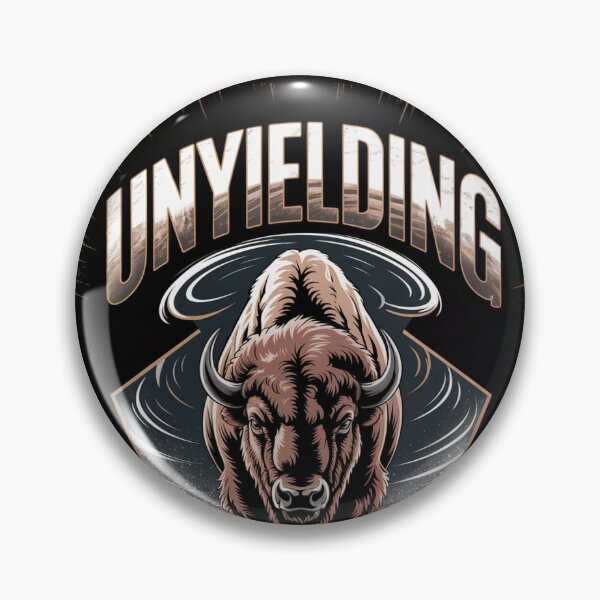 Item preview, Unyielding Bison Stand Firm designed and sold by ShadowAndSlate.