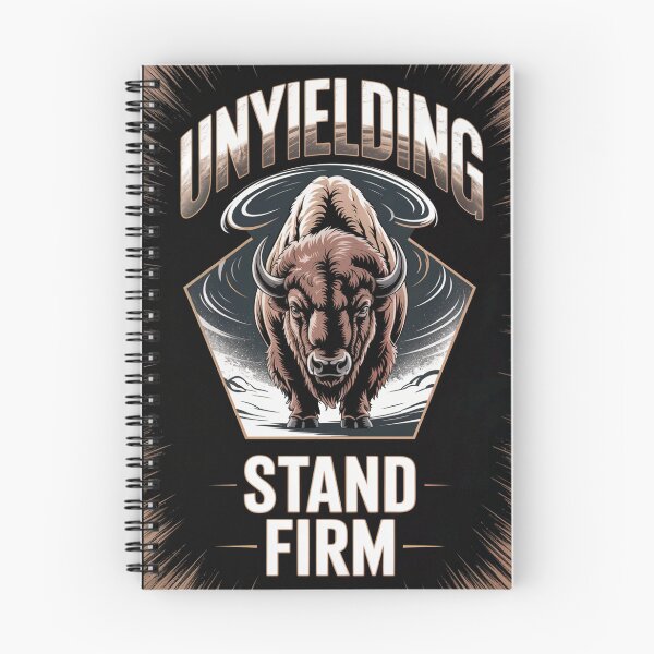 Item preview, Unyielding Bison Stand Firm designed and sold by ShadowAndSlate.