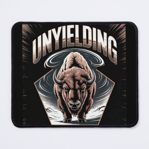 Item preview, Unyielding Bison Stand Firm designed and sold by ShadowAndSlate.