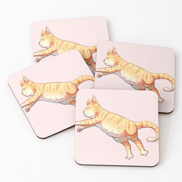 Artikelvorschau, Mollige, klobige orange Katze entworfen und verkauft von Teeterglance.
