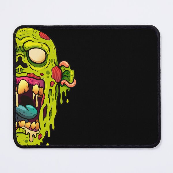 Item preview, Angry Cartoon Zombie Head – Fierce Green Monster Illustration designed and sold by CookieKrumbz.