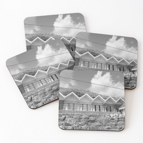 Item preview, Wooden beach huts along Scarborough North Bay promenade designed and sold by yackers1.