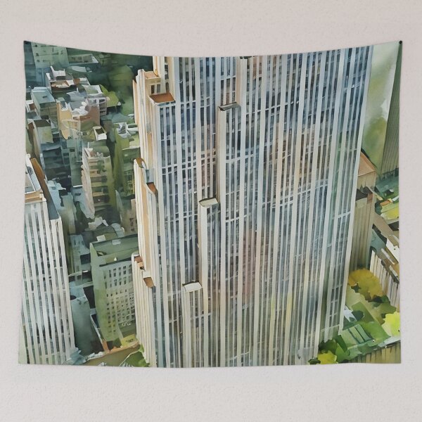 Item preview, Stone Skyscraper designed and sold by RCWatercolours.