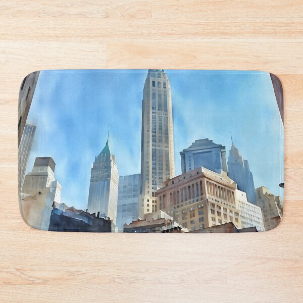 Item preview, Low-Angle Lower Manhattan designed and sold by RCWatercolours.