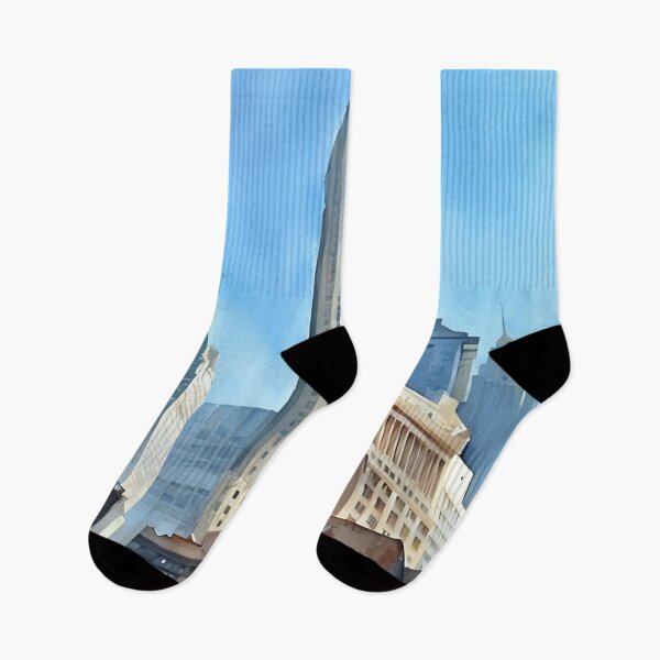 Item preview, Low-Angle Lower Manhattan designed and sold by RCWatercolours.