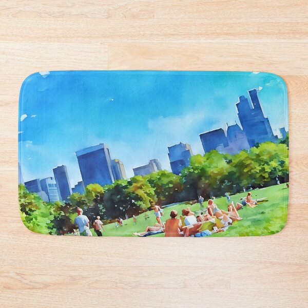 Item preview, Picnicking in Central Park designed and sold by RCWatercolours.