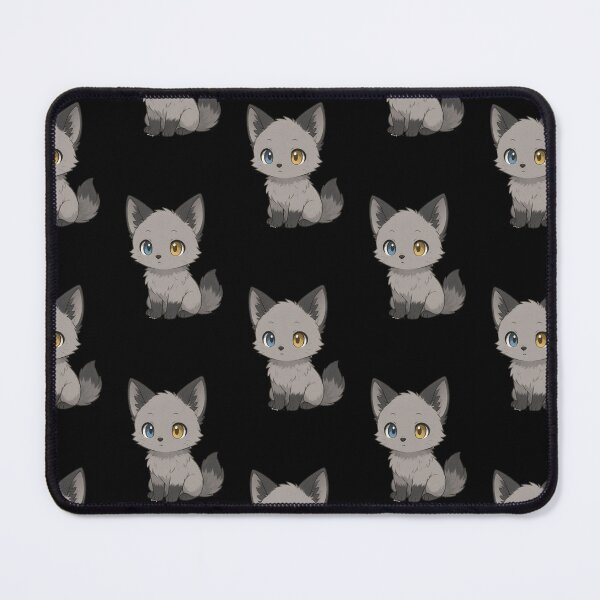 Item preview, Silver Fox Kit With Unique Eyes designed and sold by jellyclub.
