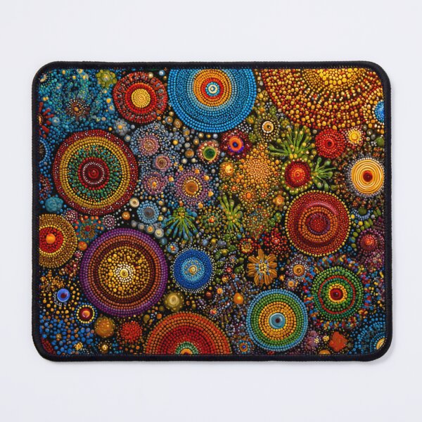Item preview, Aboriginal Inspired Dot Art - Vibrant Saturation designed and sold by GrinGalore.
