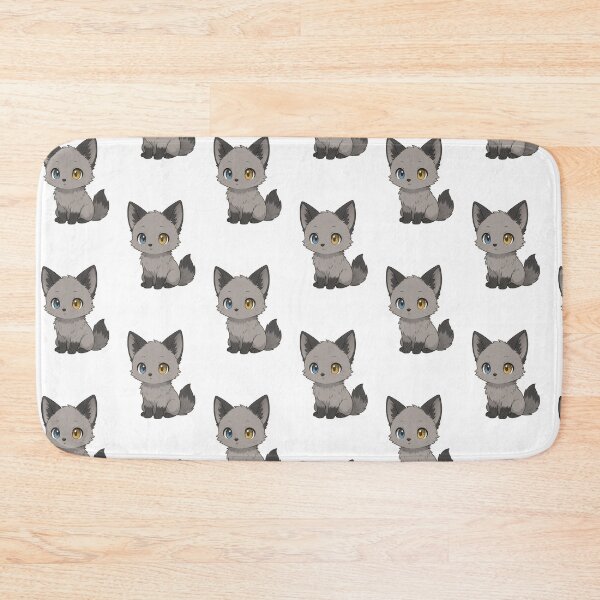 Item preview, Silver Fox Kit With Unique Eyes designed and sold by jellyclub.