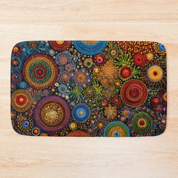 Item preview, Aboriginal Inspired Dot Art - Vibrant Saturation designed and sold by GrinGalore.