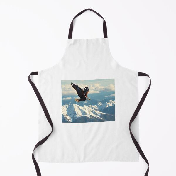 Item preview, Eagle flying over mountains designed and sold by Zazeyy.