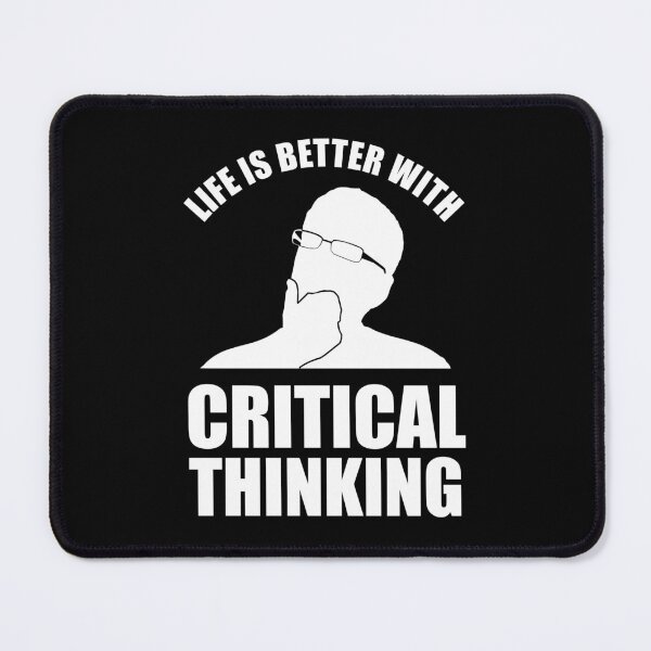 Item preview, Life Is Better With Critical Thinking designed and sold by Cat Lady Designs.