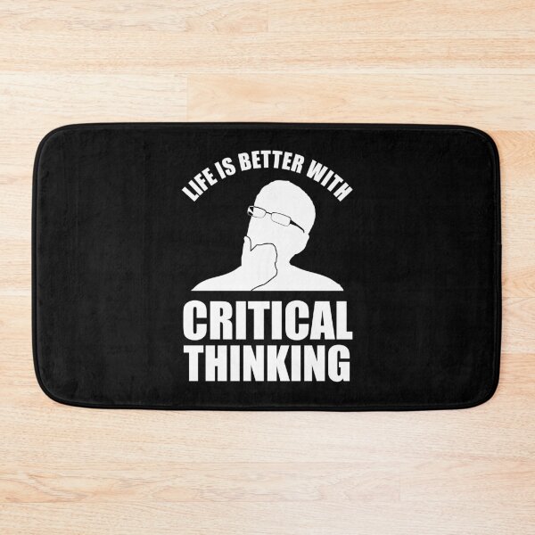 Item preview, Life Is Better With Critical Thinking designed and sold by Cat Lady Designs.
