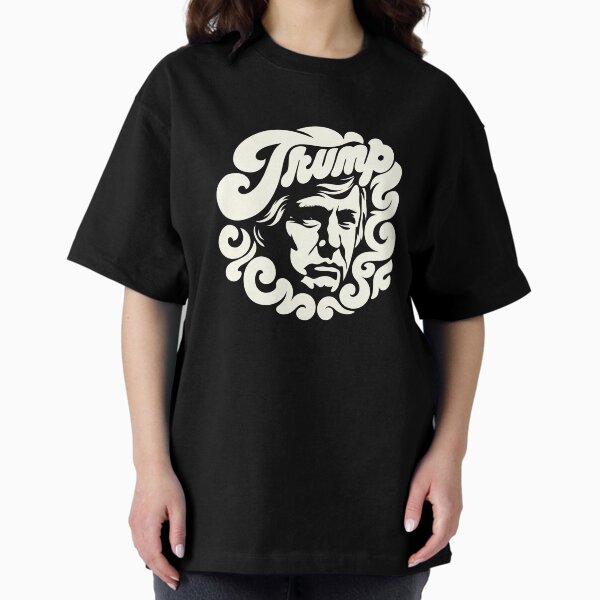 Vista previa del artículo con la obra «Ilustración psicodélica retro de Donald Trump», diseñado y vendido por somestudio.