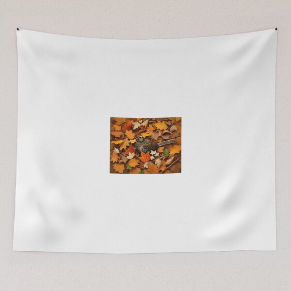 Item preview, Partridge in autumn leaves designed and sold by Zazeyy.