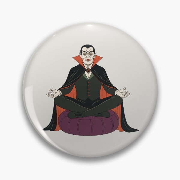 Item preview, Classic Dracula meditating  designed and sold by FatBirdie.