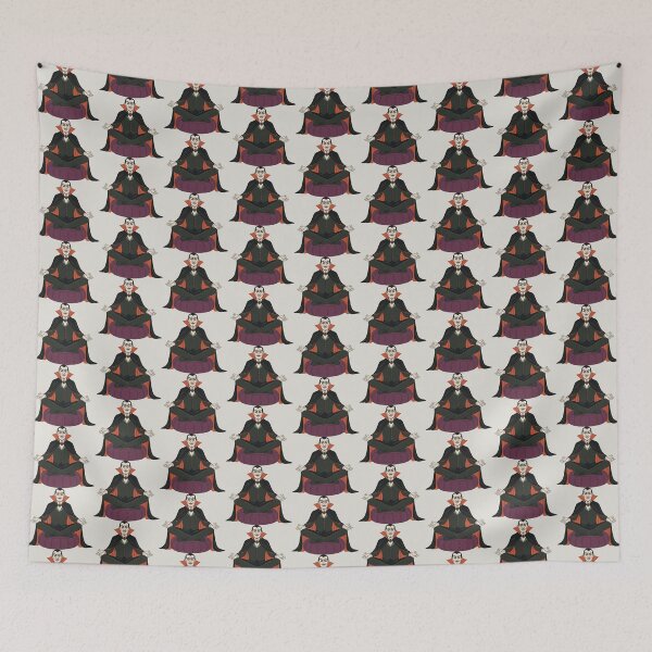 Item preview, Classic Dracula meditating  designed and sold by FatBirdie.