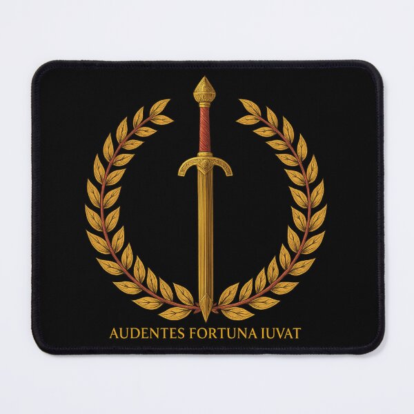 Item preview, AUDENTES FORTUNA IUVAT – Roman Gladius & Laurel designed and sold by DigitaledbyTailor.