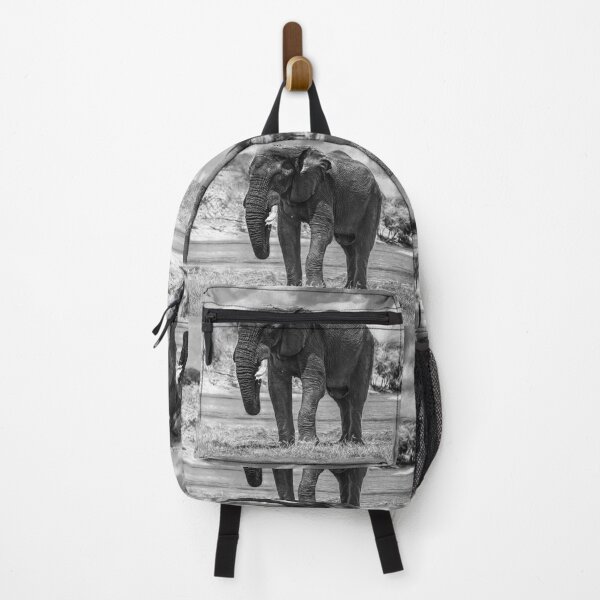 Item preview, Elephant Dust Bath In Black and White designed and sold by Kay Brewer.