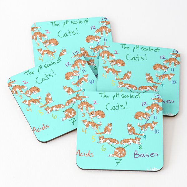 Item preview, pH Scale of Cats! designed and sold by wintrecat.
