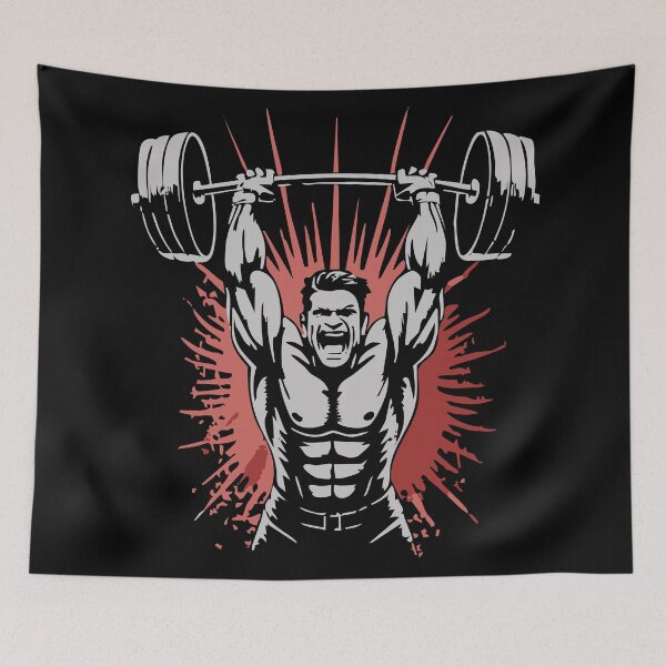 Item preview, Powerlifting Barbell Beast designed and sold by Uglyandcute.