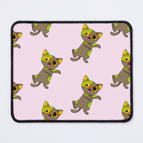 Item preview, Cute Angry Cartoon Cat Zombie – Fierce Green Monster Illustration designed and sold by CookieKrumbz.