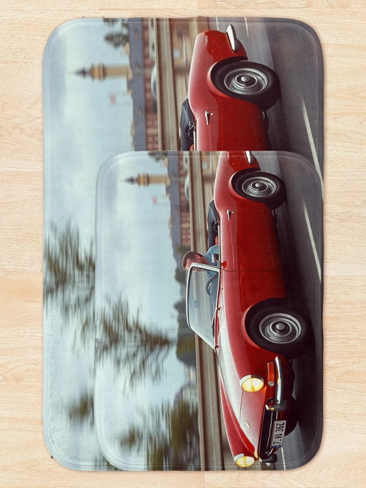 Thumbnail 5 of 6, Bath Mat, Retro Racer designed and sold by CarRends.