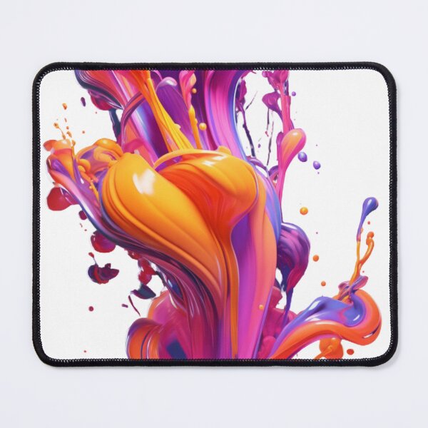 Item preview, Vibrant Liquid Splash Abstract – Bold Colorful Paint Explosion Artwork designed and sold by zevorgue.