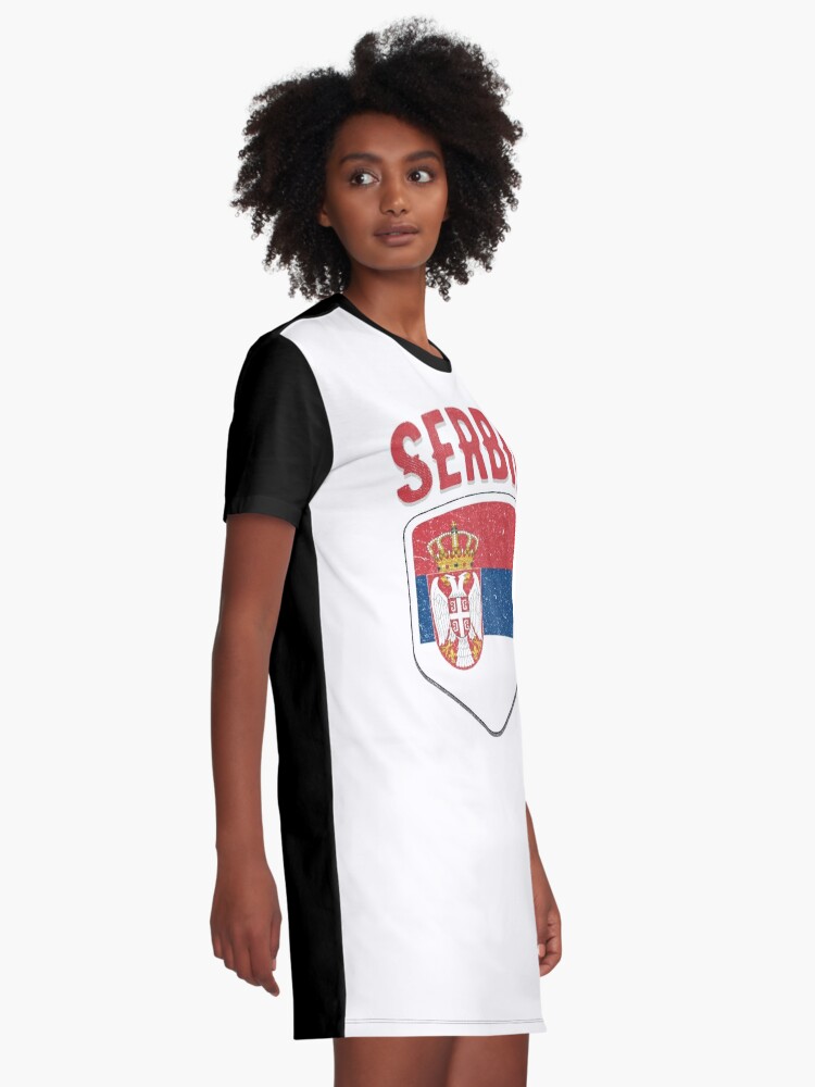 Serbia Football National Flag T Shirt World Soccer Jersey Cup