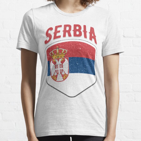 : Serbia Sport/Soccer Jersey Tee Flag Football Belgrad T-Shirt :  Clothing, Shoes & Jewelry