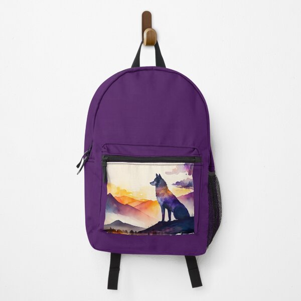Item preview, Purple wolf designed and sold by ArtfulPlay.