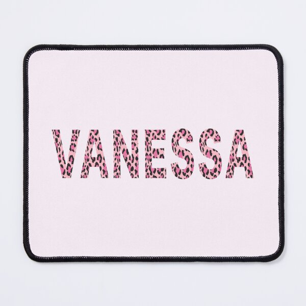 Item preview, Vanessa Name Pink Leopard Print Pattern designed and sold by Jeallan Designs.