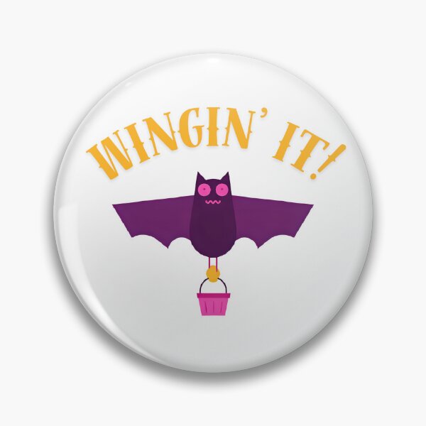 Item preview, Wingin’ It – Silly Candy-Loving Bat Kids Halloween T-Shirt designed and sold by HAMbklyn.