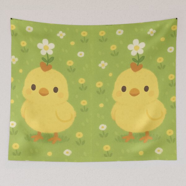 Item preview, Adorable Baby Chick Art designed and sold by GrassFedVegan.