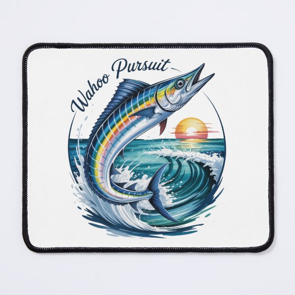 Item preview, Wahoo Pursuit: Ocean Speed at Dawn designed and sold by FusiTink.