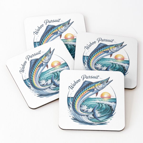 Item preview, Wahoo Pursuit: Ocean Speed at Dawn designed and sold by FusiTink.
